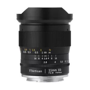 TTArtisans Fisheye11 mm F2.8 obiettivo full fame LEICA SL2 FP Typ601 fotocamera con montaggio - Foto 1 di 5
