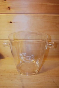 Cubo de hielo acrílico Champagne Perrier Jouet Epernay Francia 2 asas - Imagen 1 de 5