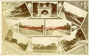 REAL PHOTOGRAPHIC MULTIVIEW POSTCARD OF BROUGHTY FERRY, ANGUS, SCOTLAND - Picture 1 of 2