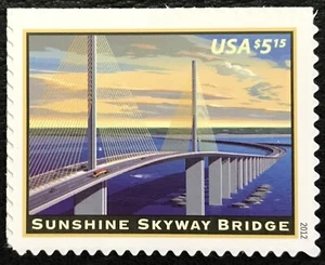 2012 Scott #4649 - $5.15 - SUNSHINE SKYWAY BRIDGE - PRIORITY MAIL - Single - MNH - Picture 1 of 1