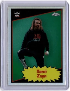 Sami Zayn 2025 Topps Chrome WWE 1985 Refractor #85TC-SZ WWE Raw - Picture 1 of 2