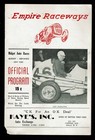 Empire Raceways Midget Auto Races Program Albany Menands New York