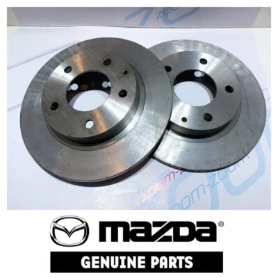 Rotor de disco de freno genuino Mazda L&R 2 piezas combo GTYF-26-251C apto 00-03 MAZDA323 BJ Foto 1 de 4