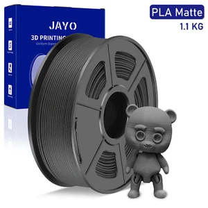 JAYO 1.1KG Gray PLA Matte 1.75mm Filament 3D Printer Neatly Wound Low Shrinkage - Picture 1 of 9