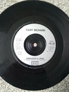 Mistletoe & Wine - Cliff Richard-7inch Vinyl Single. - Picture 1 of 4