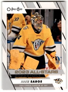 Juuse Saros 2023-24 O-Pee-Chee All-Stars #524 Nashville Predators - Picture 1 of 2