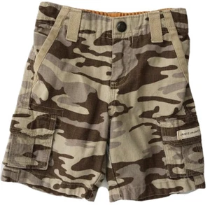 Janie and Jack Baby Jungen 6-12 Monate khaki tarnfarbene Cargoshorts elastischer Bund - Bild 1 von 5
