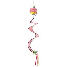 Wind Spiel Spirale Mobilee Zimmer Apfel Nylongewebe Garten Dekoration Aufhängen 