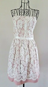 BNWT 'Forever New' Lilia Lace Dress, Size 14, Rose Dusk, Strapless - Picture 1 of 4