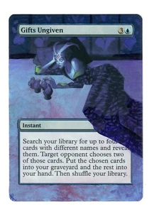 Gifts Ungiven Altered Art Magic CEDH Search your Library Spellslinger Commander - Picture 1 of 1