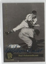 1995 FRONT ROW PREMIUM RED SCHOENDIENST - CARDINALS - AUTOGRAPH SET