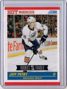 🔥 JEFF PETRY 10/11 Score Rookie & Traded RC #658 Oilers Card Canadiens 🔥