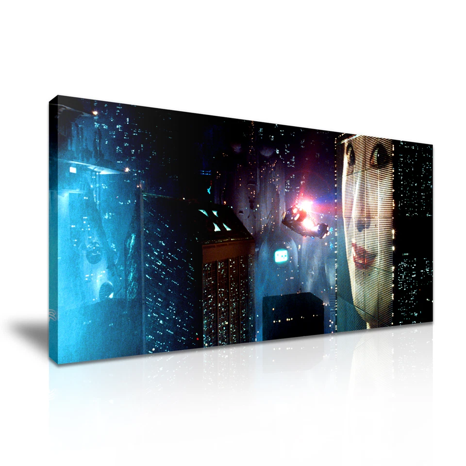 HANDMADE Arte da parete incorniciata BLADE RUNNER tela ~ Dimensioni aggiuntive
