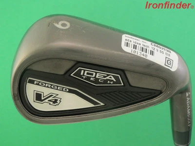 Adams Idea Tech V4 Forged Single 9 Iron Steel Shaft Stiff Flex Mens Right Handed - Image 1 of 4