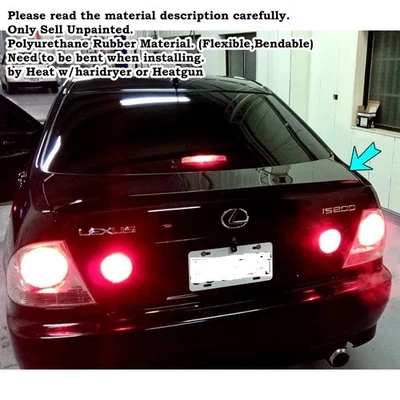 Stock 284F Rear Trunk Spoiler Duckbill Wing Fits 1998~05 Lexus IS200 IS300 Sedan - Изображение 1 из 4