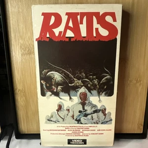 Rats 1990 Video Treasures VHS Rare Sci-Fi Horror Slasher Gore OOP Richard Raymon - Picture 1 of 9