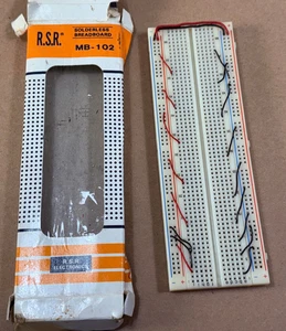 Solderless MB-102 Breadboard 830 holes Tie Point PCB Bread Board RSR Electronics - Picture 1 of 5