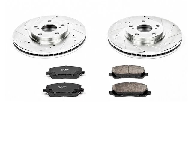 Kit de pastillas de freno delanteras y rotor para 01-07 Toyota Highlander GAS VR79F8 Foto 1 de 1