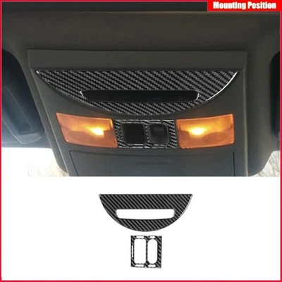 For Nissan Quest 2004-2006 Reading Light Control Panel Trim Cover Carbon Fiber Foto 1 de 4