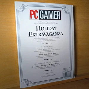 PC Gamer Magazine December 1997 Holiday Extravaganza NO LABEL - Picture 1 of 8