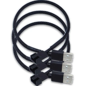 Computer Case Fan Conversion Cable Power Supply Wires Adapter - Afbeelding 1 van 12