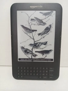 Amazon Kindle Keyboard D00901 3rd Generation 4GB WiFi Tested Good Condition - Picture 1 of 8