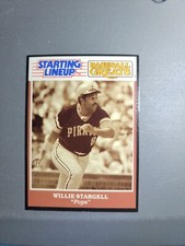 1989  WILLIE STARGELL - Starting Lineup Card - "Baseball Greats" - PITTSBURGH