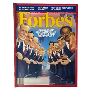 Forbes Magazine January 25, 1988 Campaign '88 Get Ready for Selective Reality VG - Picture 1 of 5
