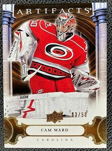 2009-10 Artifacts Gold #59 Cam Ward 03/50