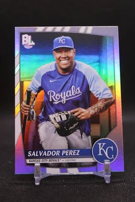 2023 Topps Big League #250 Salvador Perez RAINBOW FOIL - Image 1 of 2