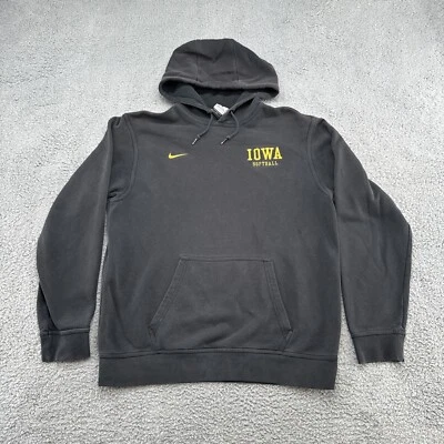 Nike Iowa Hawkeyes Softbol Bordado Pullover Sudadera con Capucha Talla L Leer Foto 1 de 4