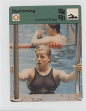 1977-79 Sportscasters Series 02 Lausanne Printed in Japan Kornelia Ender #02-21