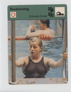 1977-79 Sportscasters Series 02 Lausanne Printed in Japan Kornelia Ender #02-21