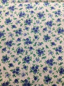 WELDING CAP MADE WITH WHITE AND BLUE FLOWERS - Picture 1 of 1