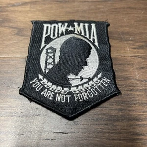 POW MIA Large Patch NEW 3” By 4” Sew-On - Picture 1 of 6