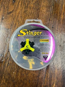 (18) Black & Gold Soft Golf Shoe Spikes - New - Picture 1 of 2