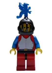 Lego Brustschild 6086 rot mit blauen Armen Burg Minifigur - Bild 1 von 2