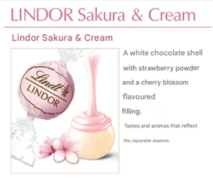 Lindt Sakura & Cream Japón Exclusivo ESTACIONAL 15 piezas Set Bolsa de Regalo Flor de Cerezo - Imagen 1 de 6
