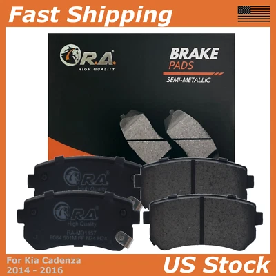 Rear Disc Brake Pads for 2014 - 2016 Kia CADENZA 3.3L with Manual Parking - Image 1 of 4