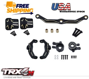 COMBO BLOQUES DE DIRECCIÓN DE LATÓN CUBIERTA DE EJE C-HUB HEXAGONAL PARA RASTREADOR TRAXXAS 1/18 TRX-4M - Imagen 1 de 9