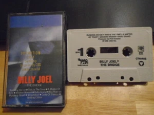 RARE OOP PROMO Billy Joel CASSETTE TAPE The Bridge 1986 Cyndi Lauper Ray Charles - Picture 1 of 2