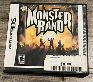 Monster Band Nintendo DS Video Game 2009 Rare w/ Box Tested - Picture 1 of 3