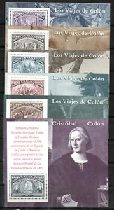 Spain Stamp 2677-2682  - Voyages of Columbus - Picture 1 of 1