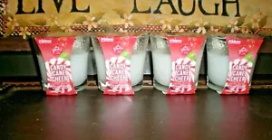 4 GLADE CANDY CANE CHEER SINGLE WICK CANDLE PEPPERMINT VANILLA CREAM CANDLES - Picture 1 of 4