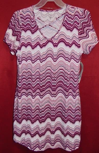 Women's Plus Size 2X Wave Print Shift Dress w/ X Straps by Just Be NEW W/ TAGS! - Picture 1 of 6