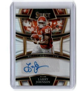 Panini Select 2022 #SSP-LAN Larry Johnson Select Signatures Prizm - Imagen 1 de 2