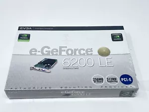 EVGA NVidia e-Geforce 6200 LE Graphics PCI-E Video Card 256MB/512MB - Picture 1 of 5