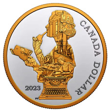 🇨🇦 Canada Silver $1 Dollar Coin, Kathleen Coleman, Queen Memory Mark, 2023