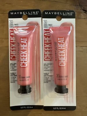 Maybelline CHEEK HEAT Gel Cream Blush #30 Coral Ember  - Image 1 of 2
