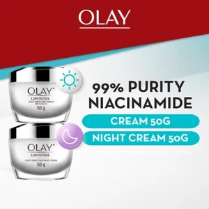 Olay Luminous Light Perfecting Day Cream SPF15 + Night Cream Set , 50 grams each - Picture 1 of 8